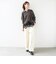 《一部追加予約》【WEB限定】〈手洗い可能〉レーストリム スキッパー ポロ襟 ニット