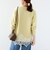 《一部追加予約》【WEB限定】〈手洗い可能〉レーストリム スキッパー ポロ襟 ニット
