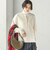 《一部予約》〈手洗い可能〉ウール カシミヤ 2WAY ヘンリーネック プルオーバー
