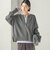 《一部予約》〈手洗い可能〉ウール カシミヤ 2WAY ヘンリーネック プルオーバー