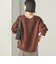 《一部予約》〈手洗い可能〉ウール カシミヤ 2WAY ヘンリーネック プルオーバー