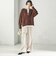 《一部予約》〈手洗い可能〉ウール カシミヤ 2WAY ヘンリーネック プルオーバー