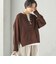 《一部予約》〈手洗い可能〉ウール カシミヤ 2WAY ヘンリーネック プルオーバー
