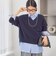 〈手洗い可能〉ウール カシミヤ V ネック プルオーバー