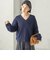 〈手洗い可能〉ウール カシミヤ V ネック プルオーバー