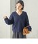 〈手洗い可能〉ウール カシミヤ V ネック プルオーバー