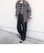 PURE WOOL MELTON リラックス ジップアップ ショート ブルゾン◆