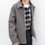 PURE WOOL MELTON リラックス ジップアップ ショート ブルゾン◆