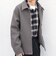 PURE WOOL MELTON リラックス ジップアップ ショート ブルゾン◆