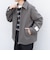 PURE WOOL MELTON リラックス ジップアップ ショート ブルゾン◆