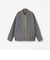 PURE WOOL MELTON リラックス ジップアップ ショート ブルゾン◆