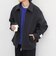 PURE WOOL MELTON リラックス ジップアップ ショート ブルゾン◆