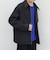 PURE WOOL MELTON リラックス ジップアップ ショート ブルゾン◆