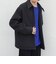 PURE WOOL MELTON リラックス ジップアップ ショート ブルゾン◆
