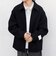 PURE WOOL MELTON リラックス ジップアップ ショート ブルゾン◆