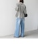 〈洗濯機可能〉TC チェック ペプラム 羽織り シャツ◇