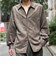 BENCH MARKING SHIRTS: ポリエステル フェイクスエード シャツ