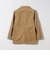 〈洗濯機可能〉コーデュロイ ダブルブレスト テーラード ジャケット