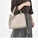 ポシェット付き バックル スクエア 2way ショルダー トート バッグ