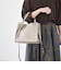 ポシェット付き バックル スクエア 2way ショルダー トート バッグ