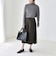ポシェット付き バックル スクエア 2way ショルダー トート バッグ