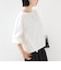 【WEB限定】〈洗濯機可能〉オーガニックコットン フリル ロングスリーブ TEE