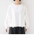 【WEB限定】〈洗濯機可能〉オーガニックコットン フリル ロングスリーブ TEE