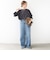 【WEB限定】〈洗濯機可能〉オーガニックコットン フリル ロングスリーブ TEE
