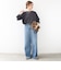 【WEB限定】〈洗濯機可能〉オーガニックコットン フリル ロングスリーブ TEE
