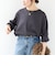 【WEB限定】〈洗濯機可能〉オーガニックコットン フリル ロングスリーブ TEE