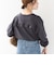 【WEB限定】〈洗濯機可能〉オーガニックコットン フリル ロングスリーブ TEE