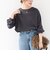 【WEB限定】〈洗濯機可能〉オーガニックコットン フリル ロングスリーブ TEE