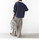 【WEB限定】〈洗濯機可能〉オーガニックコットン フリル ロングスリーブ TEE