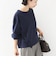 【WEB限定】〈洗濯機可能〉オーガニックコットン フリル ロングスリーブ TEE
