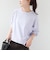 【WEB限定】〈洗濯機可能〉オーガニックコットン フリル ロングスリーブ TEE