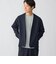 【WEB限定】〈手洗い可能〉ウールライク ノーカラー カーディガン ジャケット