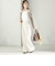 〈手洗い可能〉サテン × カットソー ケープ デザイン タンクトップ