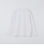 【WEB限定】ダブル ニット ビズ ネック ロングスリーブ Tシャツ