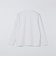 【WEB限定】ダブル ニット ビズ ネック ロングスリーブ Tシャツ