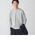 【WEB限定】ダブル ニット ビズ ネック ロングスリーブ Tシャツ