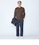 〈洗濯機可能〉ソリッド コットン カシミヤ クルーネック 26AW
