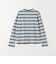 LACOSTE:〈洗濯機可能〉マルチ ボーダーロングスリーブ TEE