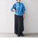 〈手洗い可能〉AQUA カシミヤ ミックス アゼ クルーネック 2way ニット カーディガン