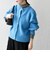〈手洗い可能〉AQUA カシミヤ ミックス アゼ クルーネック 2way ニット カーディガン