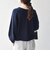 〈手洗い可能〉AQUA カシミヤ ミックス アゼ クルーネック 2way ニット カーディガン
