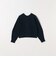 〈手洗い可能〉AQUA カシミヤ ミックス アゼ クルーネック 2way ニット カーディガン