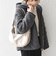 《予約》【WEB限定】〈手洗い可能〉ボア キルティング ジップ フード コート◆