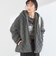 【WEB限定】〈手洗い可能〉ボア キルティング ジップ フード コート◇
