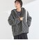 【WEB限定】〈手洗い可能〉ボア キルティング ジップ フード コート◇