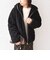 【WEB限定】〈手洗い可能〉ボア キルティング ジップ フード コート◇